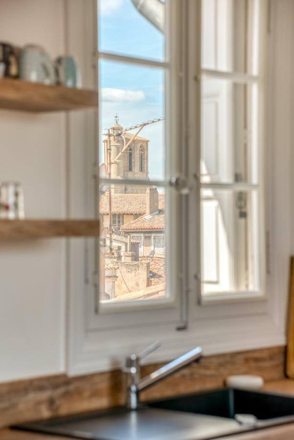 Les Clés de Laure - Wine Loft, Terrasse et Vue extraordinaire sur la cité médiévale Carcassonne Extérieur photo